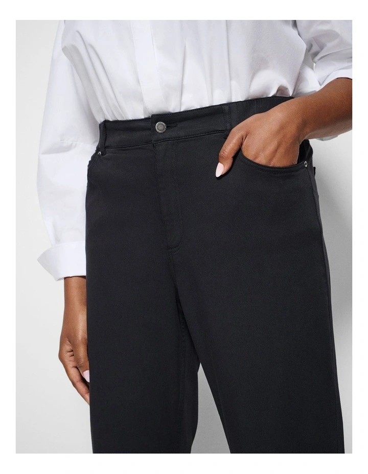 The Soft Stretch Casual Pant in Black image 3