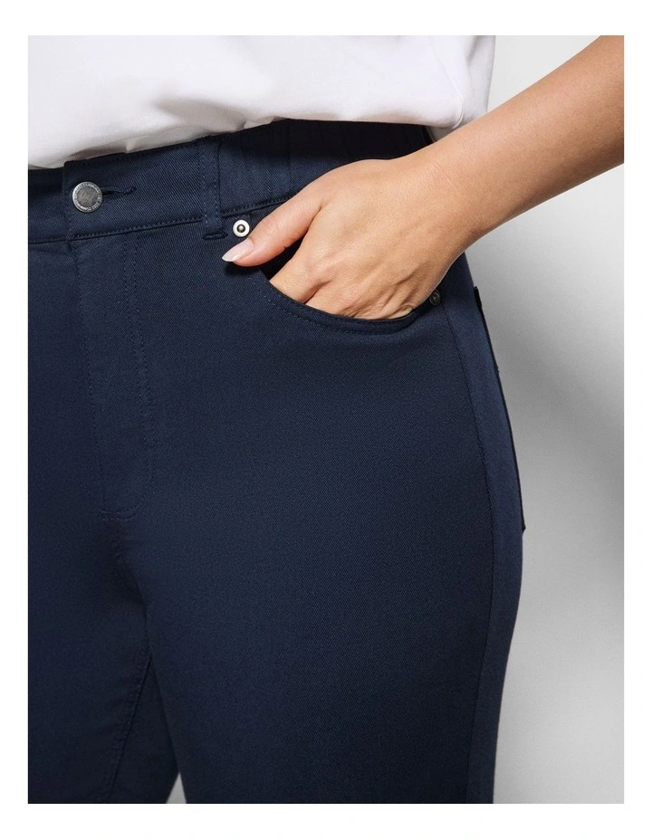 The Soft Stretch Casual Pant in Black image 7