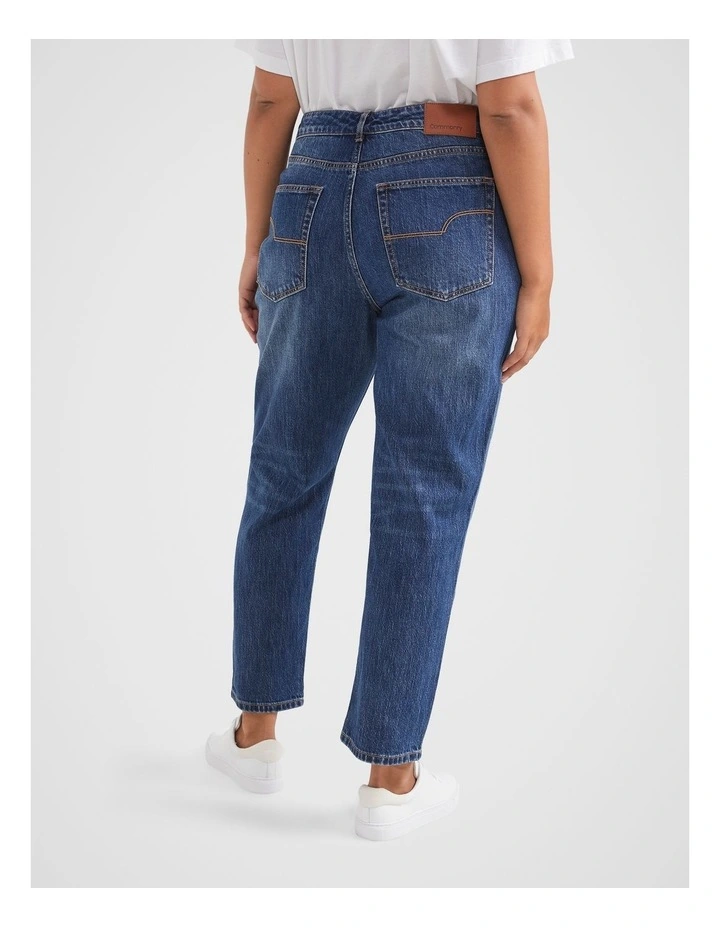 The Mid Rise Slim Jean In Dark Vintage image 4