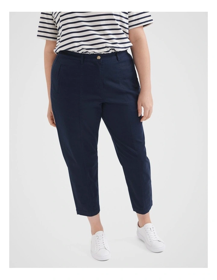 The Stretch Cotton Twill Pant in Navy image 2