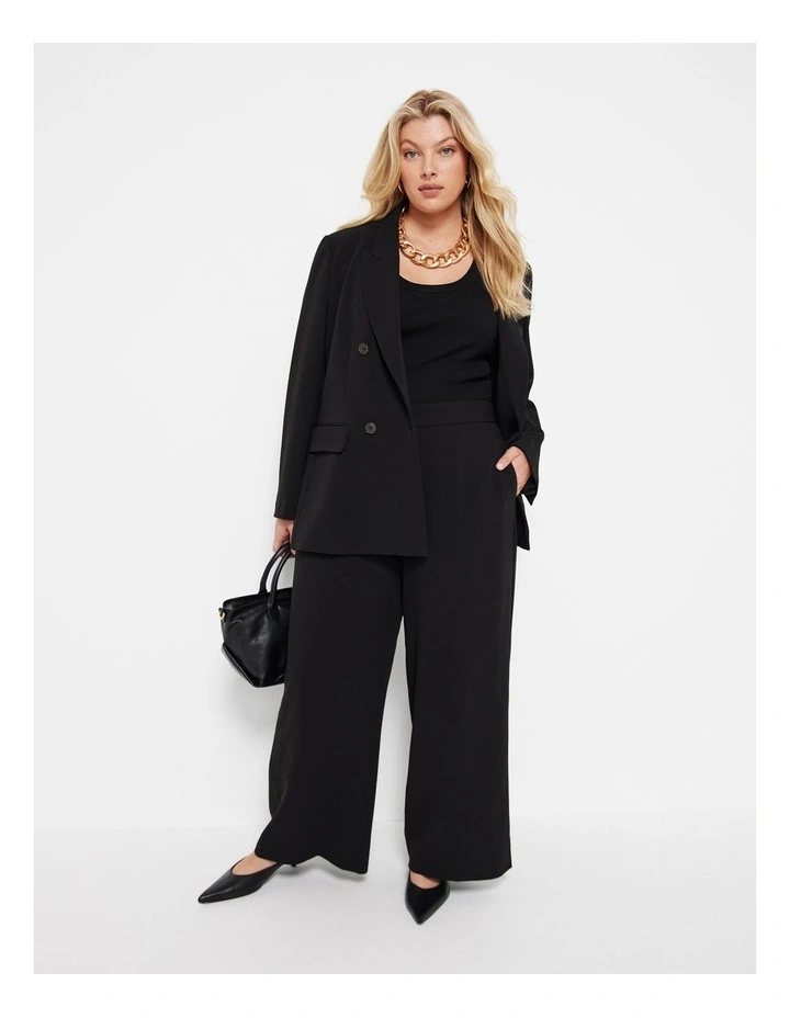 The Tailored Trouser in Black image 4