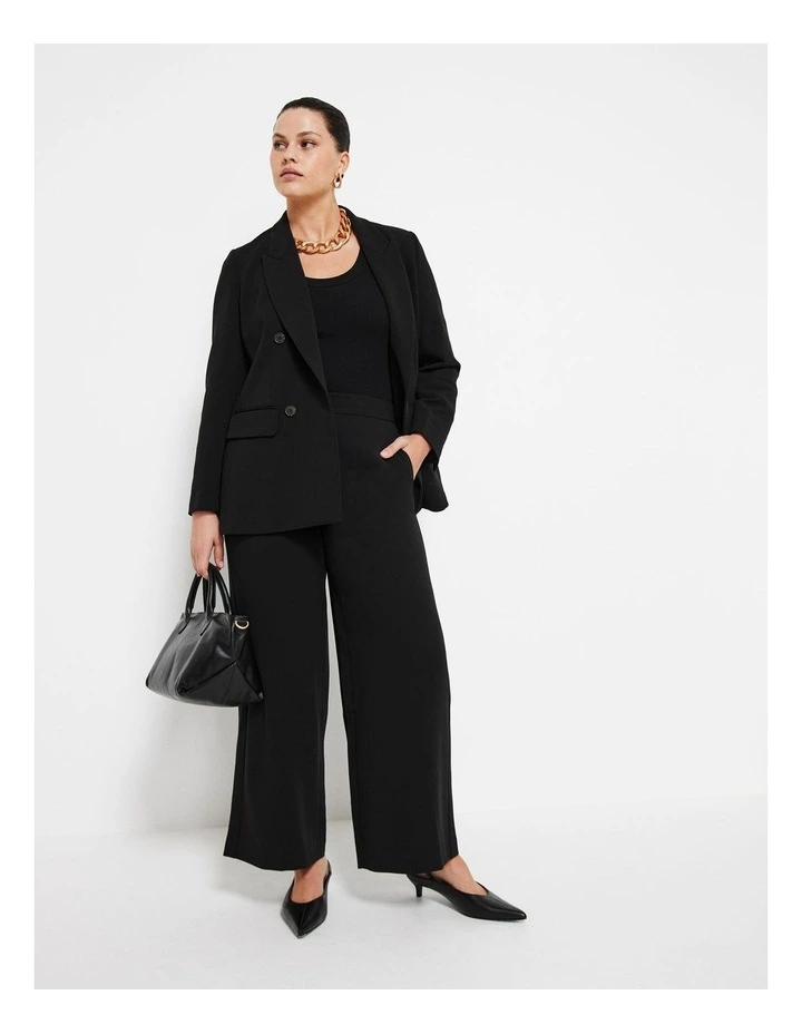 The Tailored Trouser in Black image 5