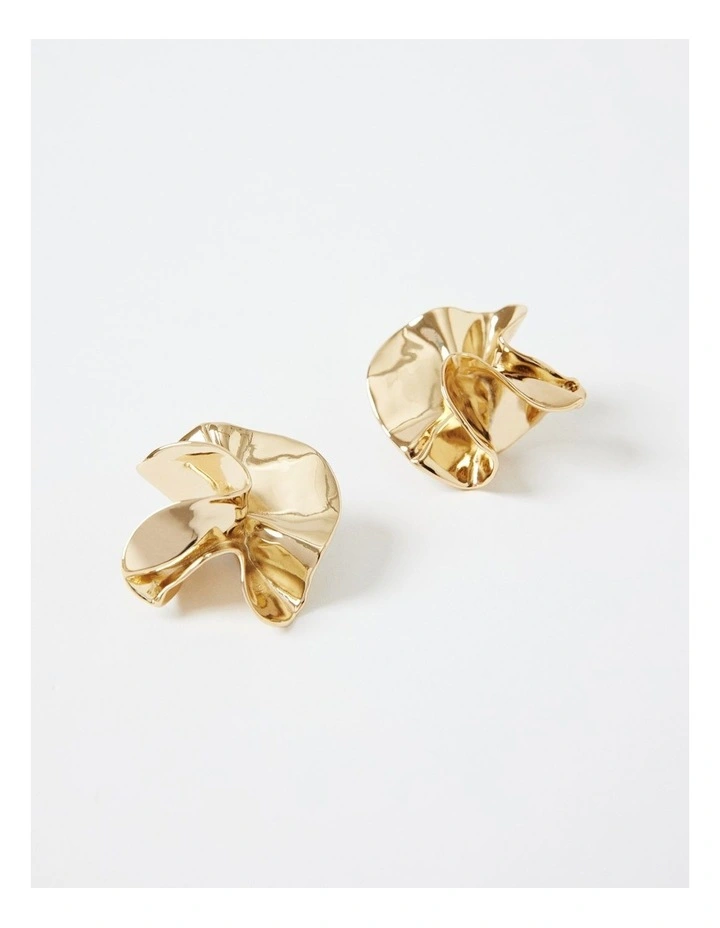 Commonry The Samara Statement Earrings in Gold MYER