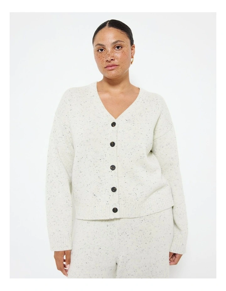 Nep Cardigan in Cream image 1