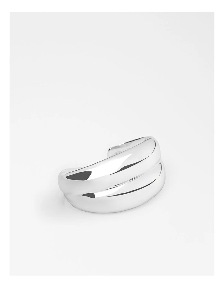 The Layla Cuff Bracelet in Silver image 1