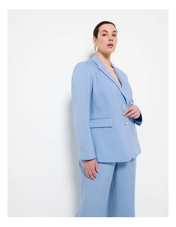 Isabel Blazer in Chambray