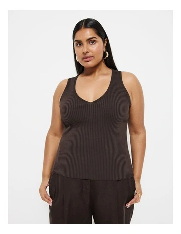 Cindy Top in Bitter Chocolate
