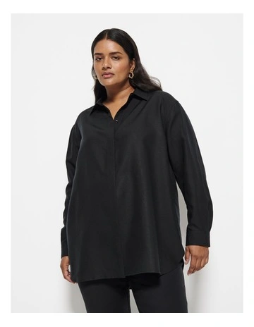 Relaxed Shirt in Black
