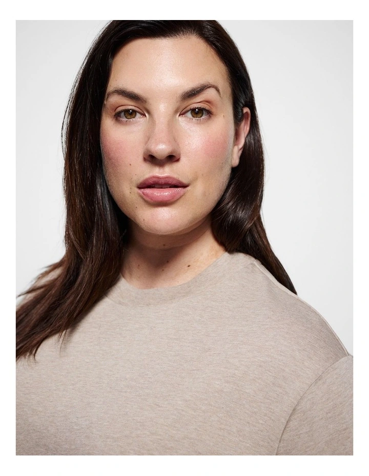 Modern Tee in Oatmeal image 2