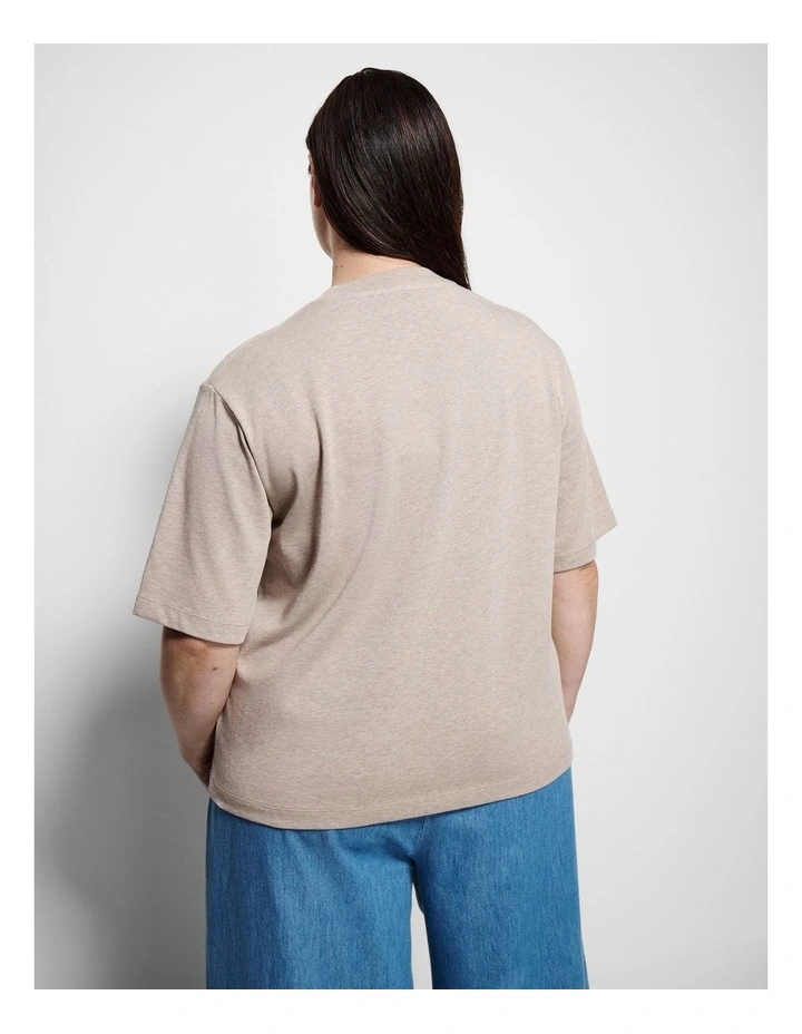 Modern Tee in Oatmeal image 4