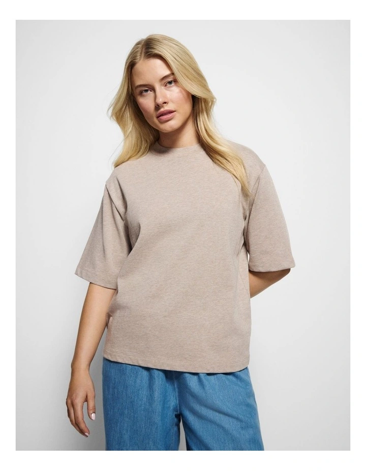 Modern Tee in Oatmeal image 5