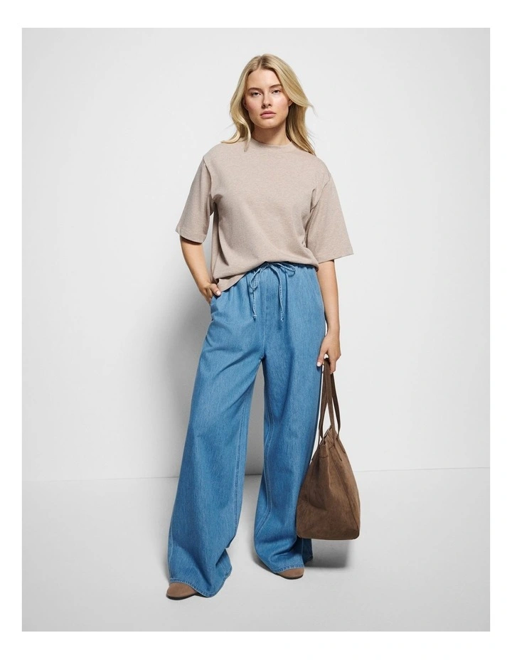 Modern Tee in Oatmeal image 7