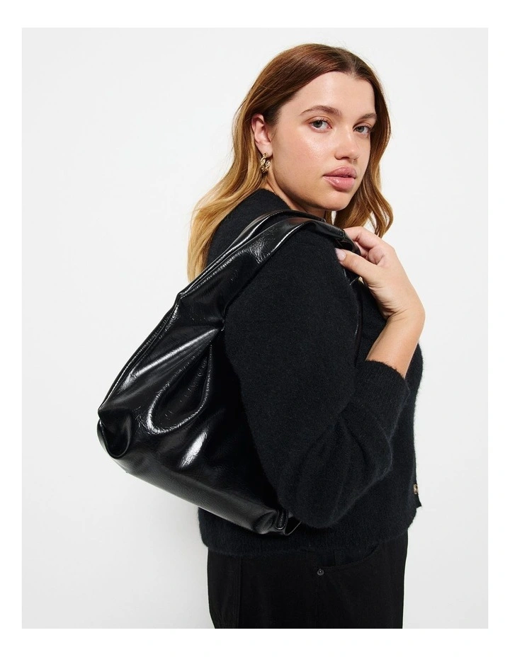Ayla Mini Hobo in Black image 2