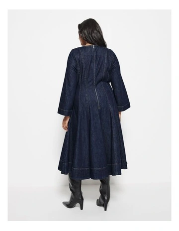 Scout Dress in Raw Denim