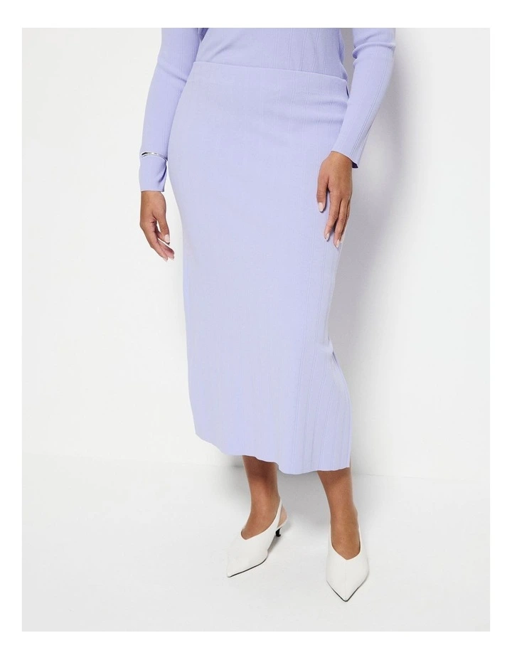 Annora Knit Skirt in Mauve image 2