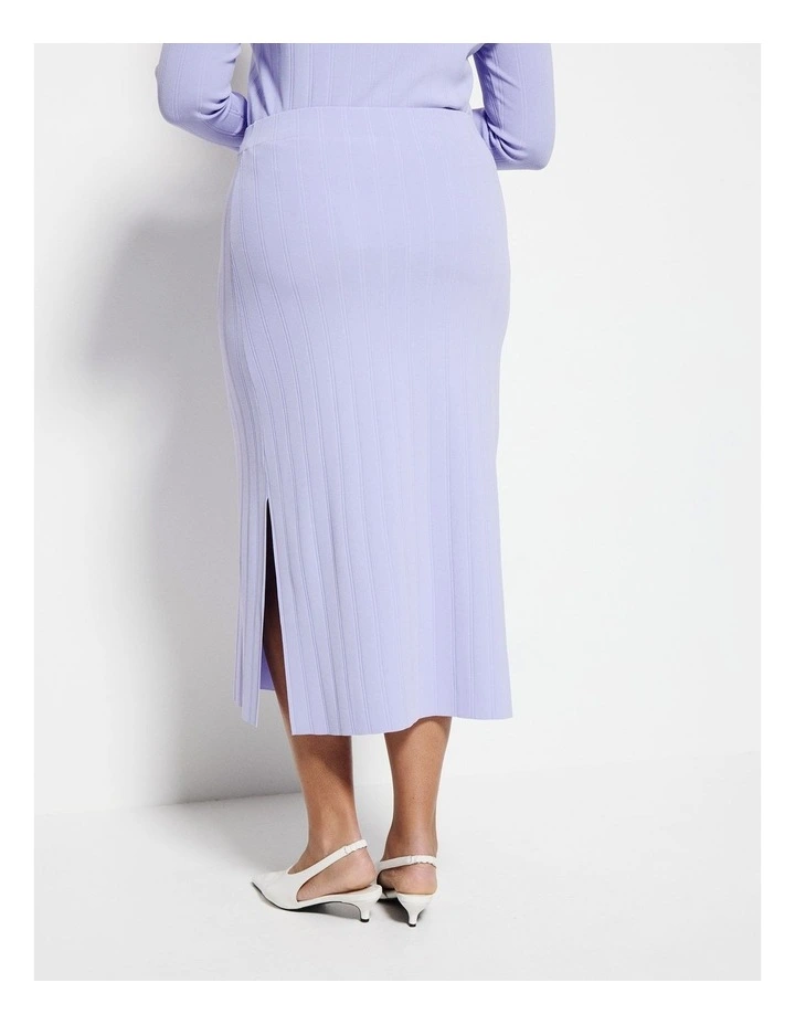 Annora Knit Skirt in Mauve image 4