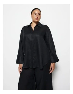 Linen Shirt in Black