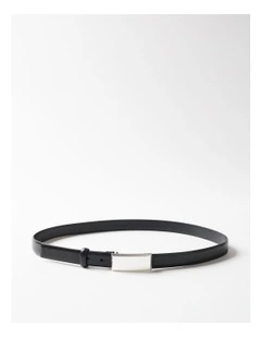 Estelle Leather Belt in Black