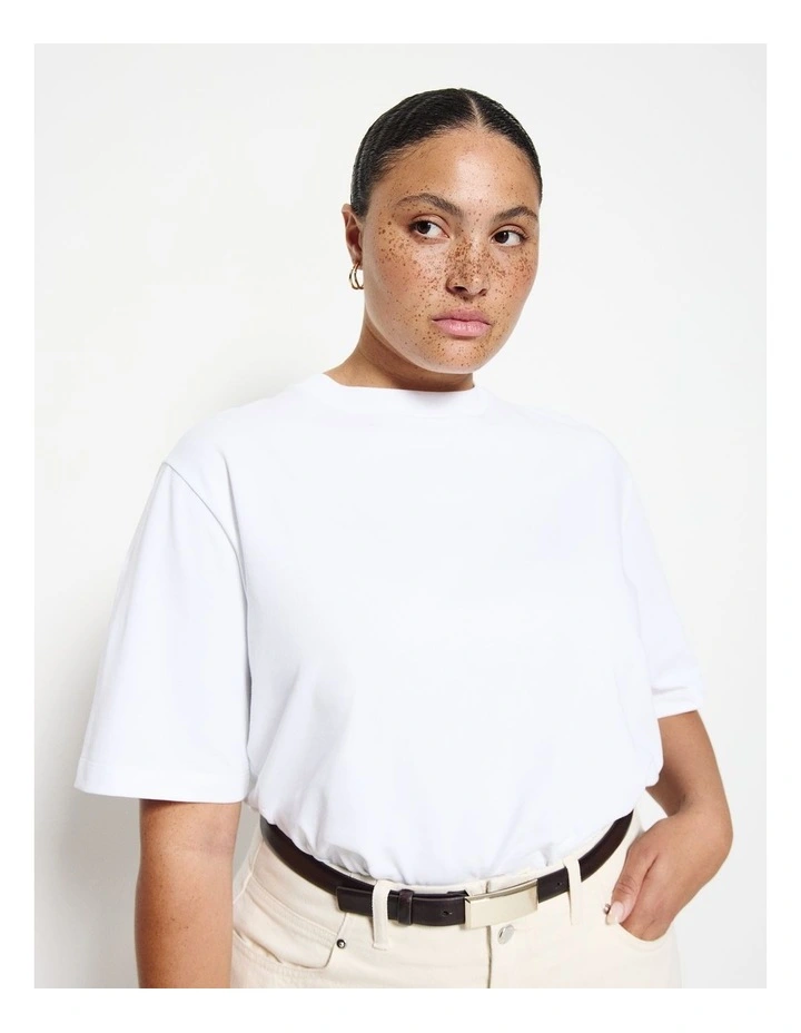 Estelle Leather Belt in Chocolate image 4