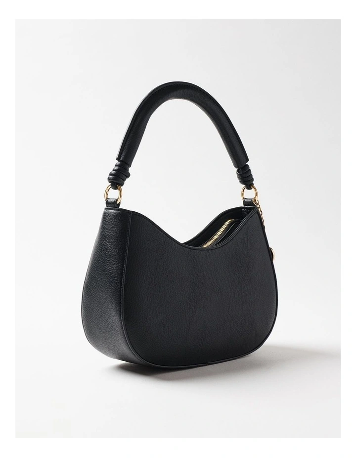 Emilia Mini Hobo in Black image 1