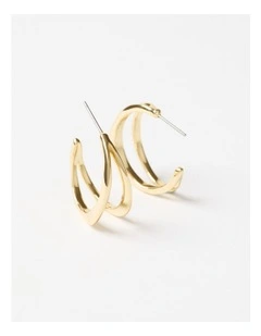 Odette Fine Hoops in Gold