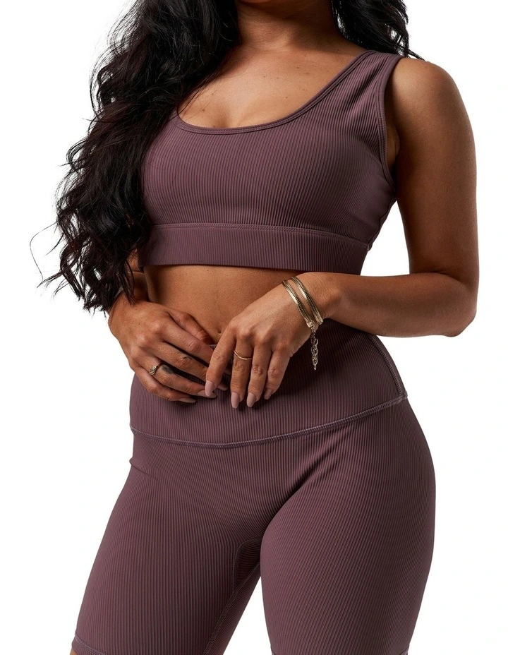 Premium Sports Bra in Pale Pink image 1