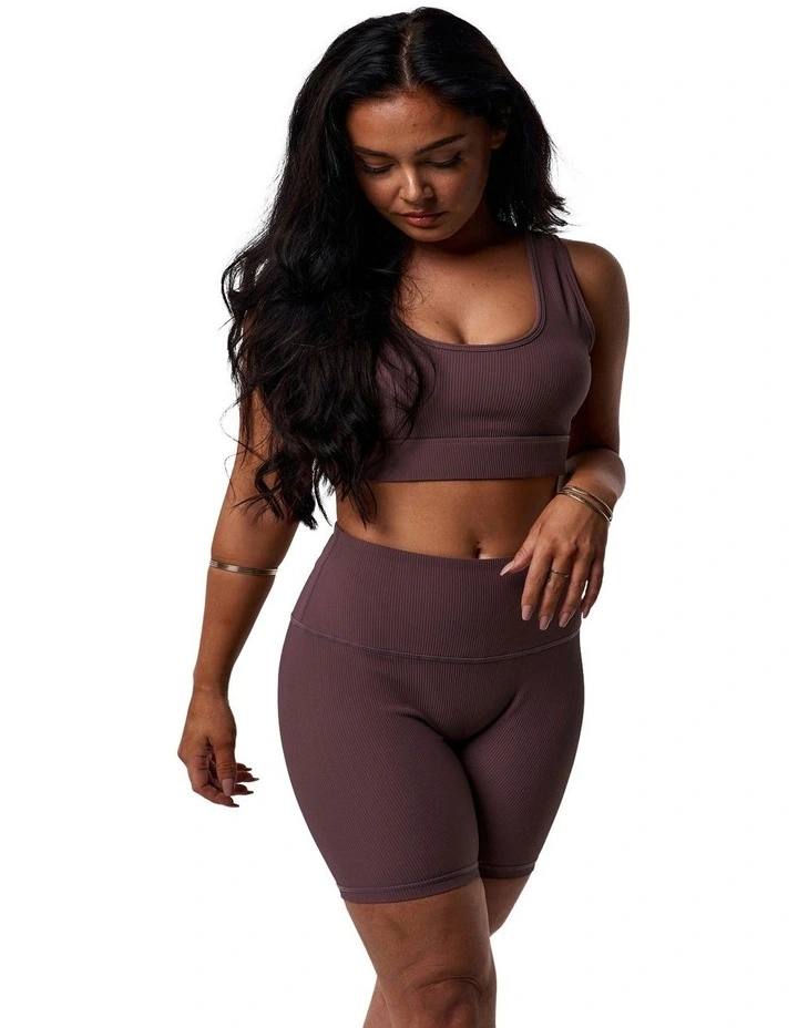 Premium Sports Bra in Pale Pink image 4