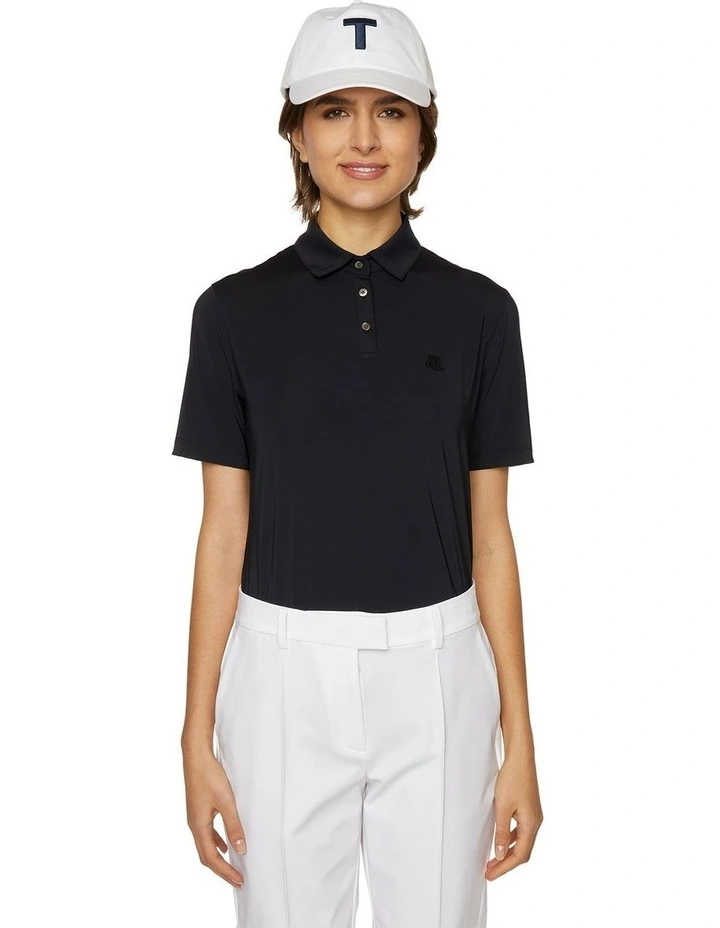 Caddy Polo Shirt in Black image 1