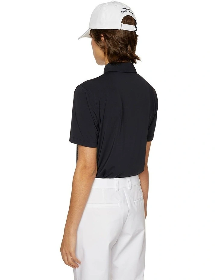 Caddy Polo Shirt in Black image 2