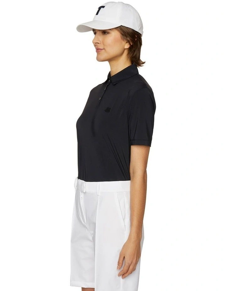 Caddy Polo Shirt in Black image 3