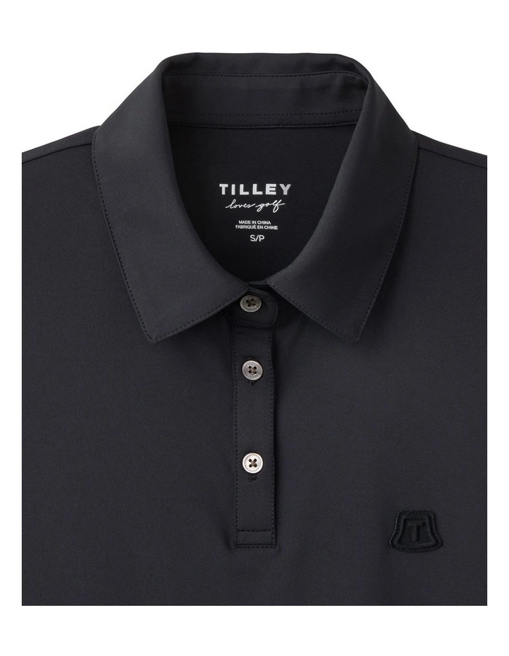 Caddy Polo Shirt in Black image 5