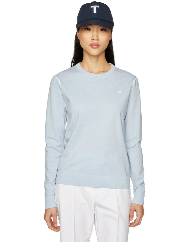 Classic Crew Top in Blue image 1