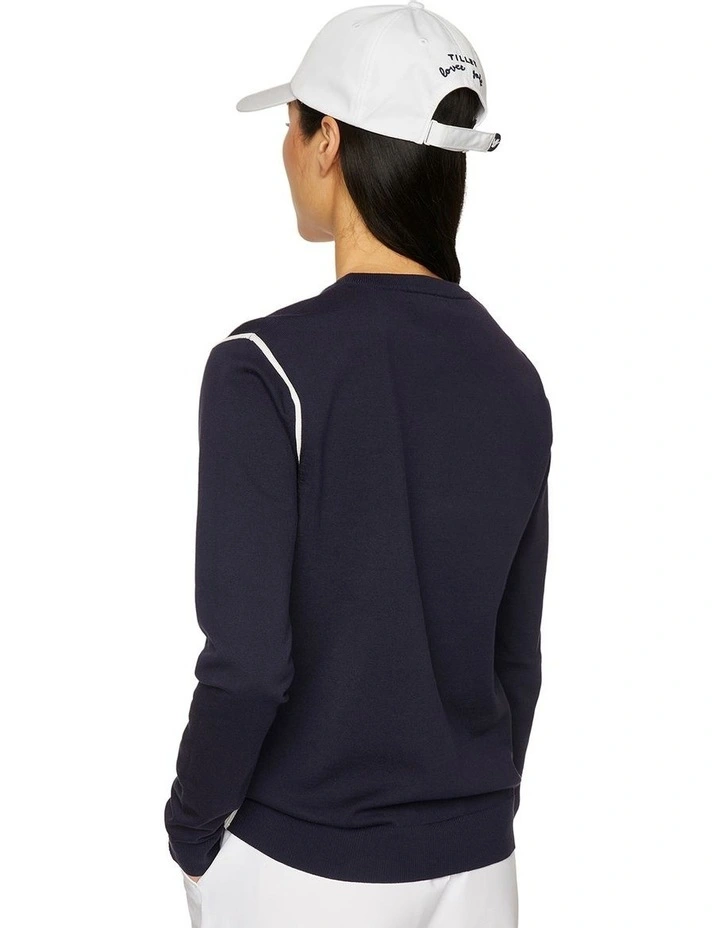Classic Crew Top in Navy image 2