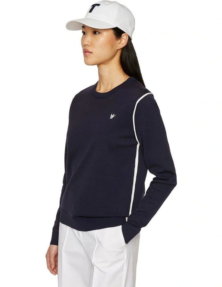 Classic Crew Top in Navy image 3