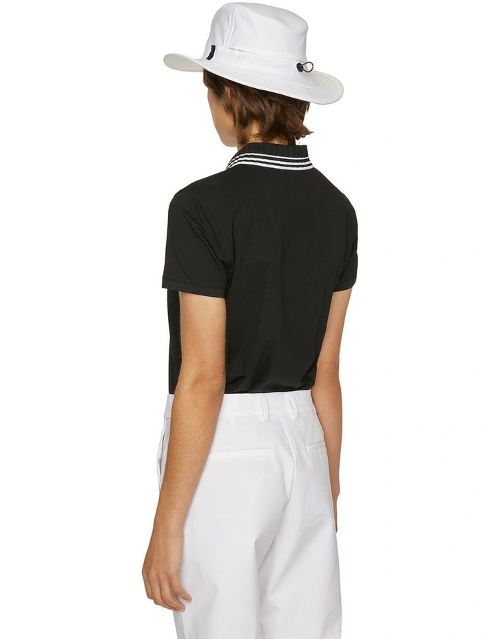 Team Polo T-shirt in Black image 2