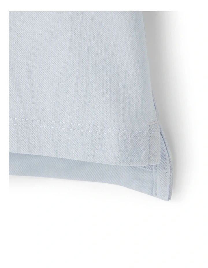 Team Polo T-shirt in Light Blue image 4