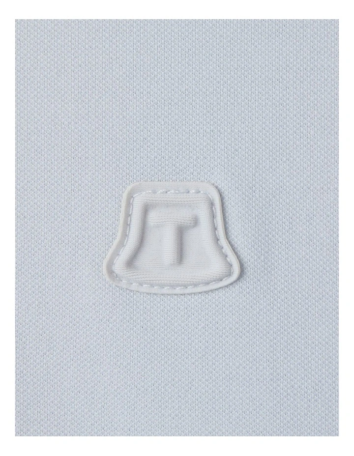 Team Polo T-shirt in Light Blue image 5