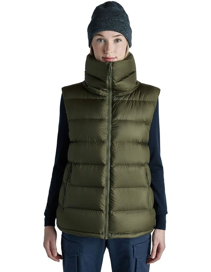 Expedition Down Vest in Khaki image 1