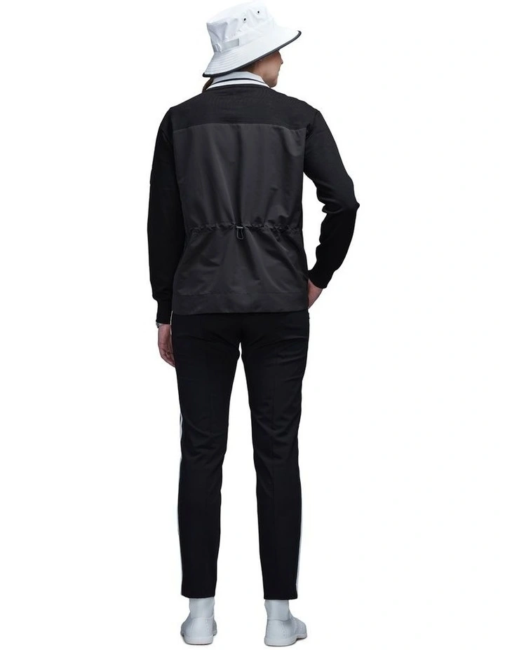 Long Sleeve Mix Sweater in Black image 2