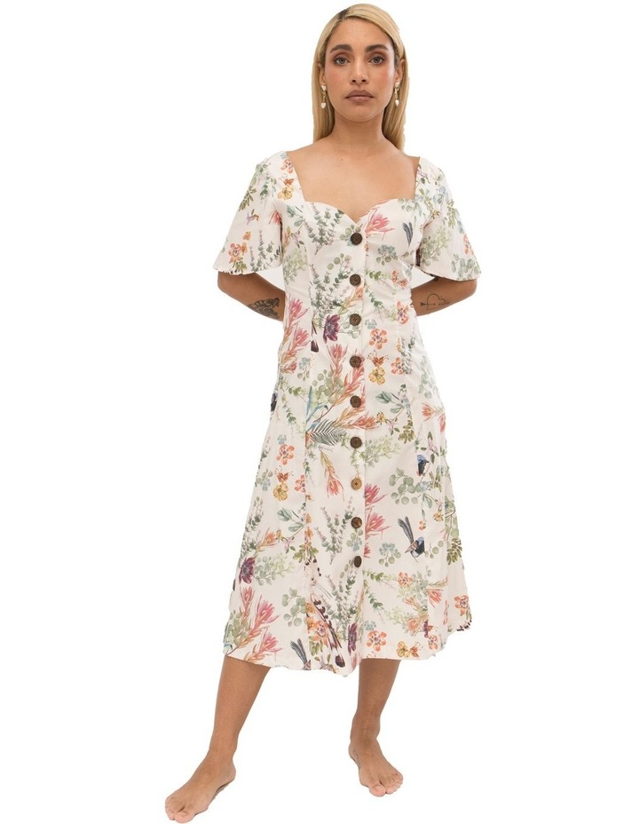 Sunday Dress in Cream Foral