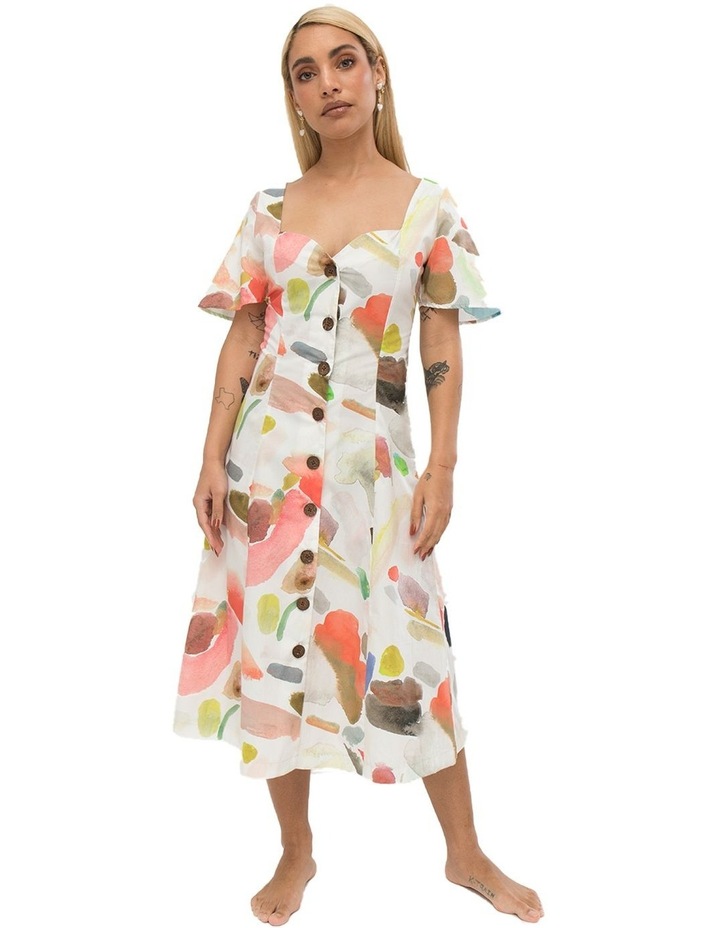 Sunday Dress in Conversation Print