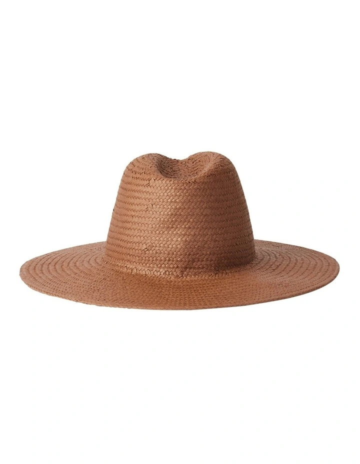 Seaside Sun Hat in Brown image 1