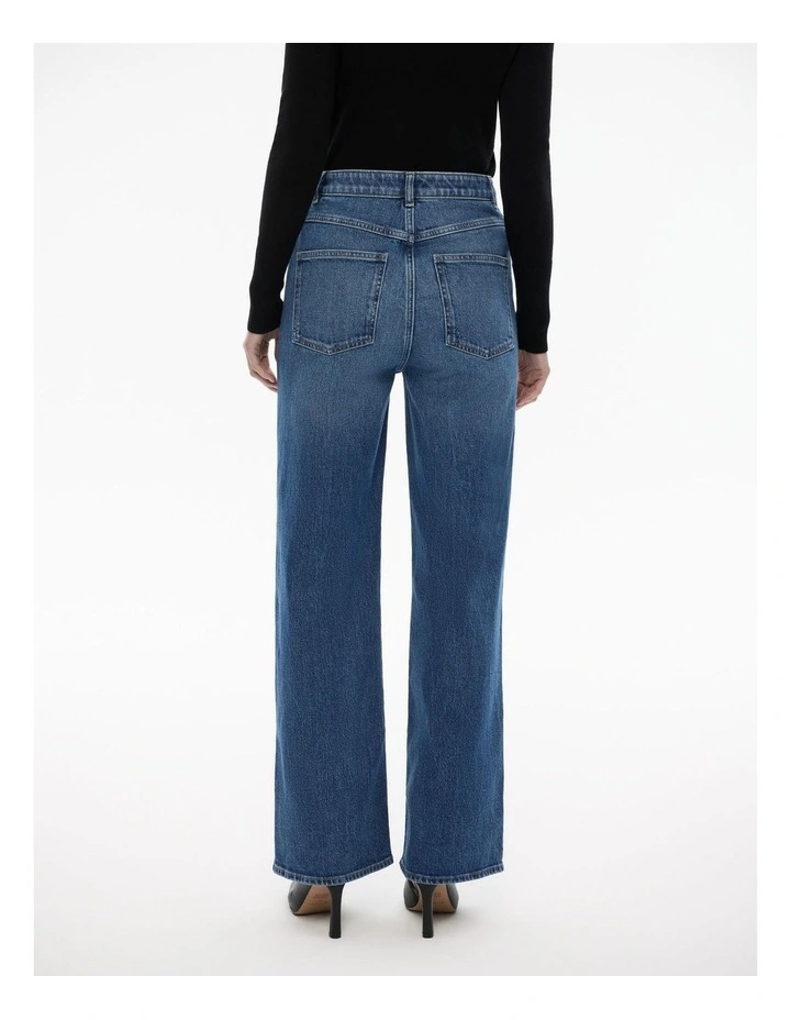 Super High Rise Jeans in Indigo image 4