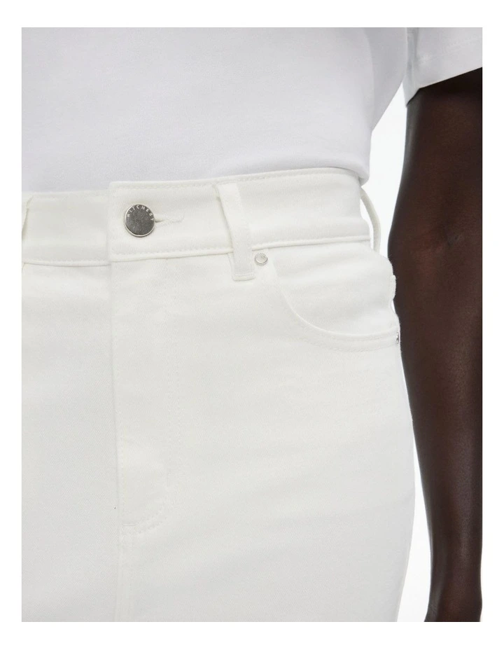 7/8 Skinny Jean in Parchment image 3