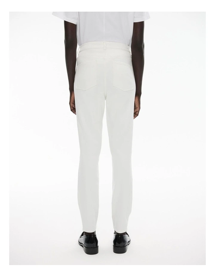 7/8 Skinny Jean in Parchment image 4