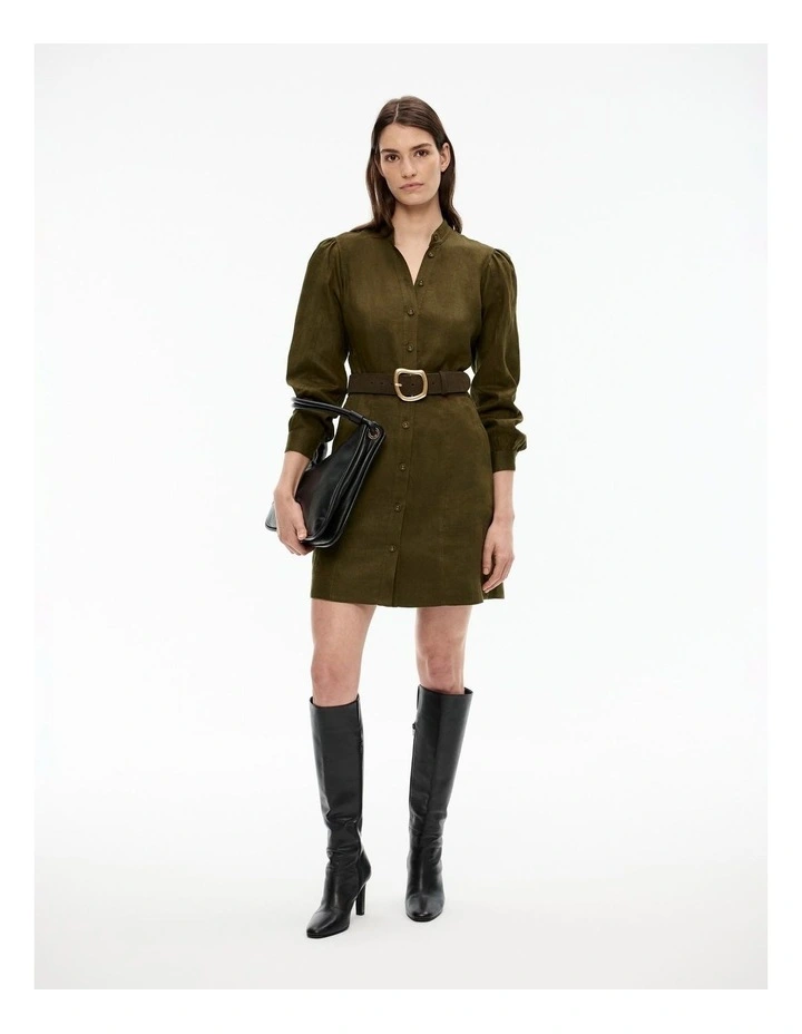 Witchery Hemp Utility Dress in Jungle MYER