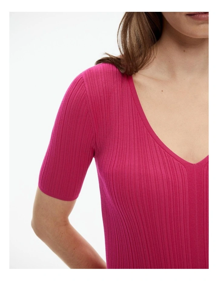 Witchery Variegated Rib Knit in Dahlia Pink | MYER
