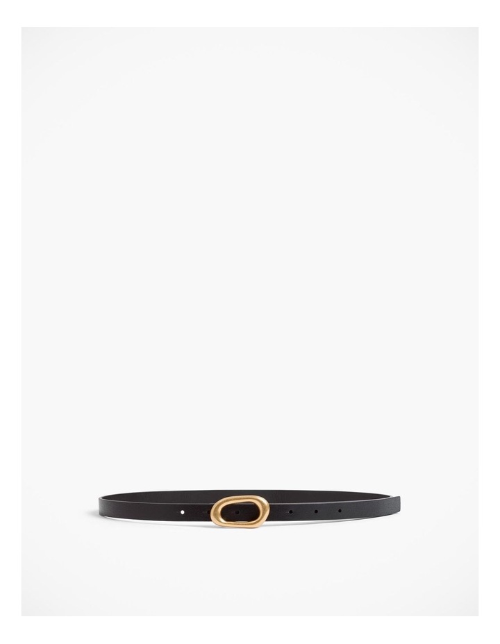 Organic Slim Belt in Black