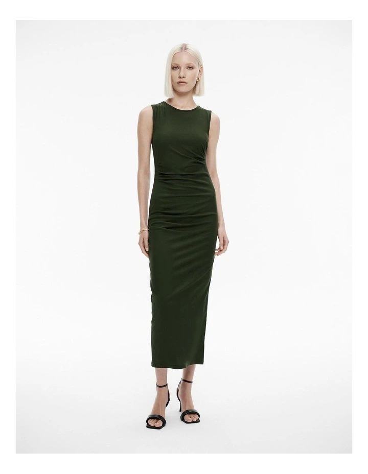 Witchery Jersey Drape Detail Dress in Ivy | MYER