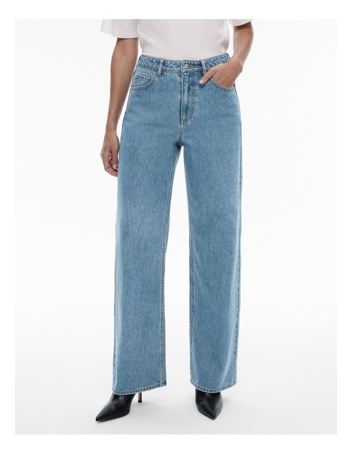 Slouch Jean in Vintage Wash Denim Blue